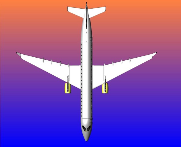 japan regional jet sat 3d dwg - Japan Regional Jet.sat or .dwg by RodgerSaintJohn